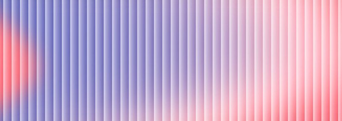 Obraz premium Abstract vertical striped pattern featuring a smooth color gradient transitioning from cool lavender and violet shades to warm delicate pink hues on white background