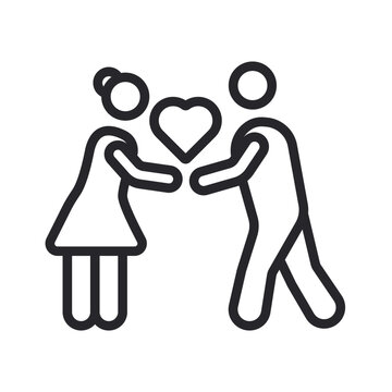 gracious icons outline and Flat Style,transparent background