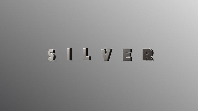 Silver 3D Cinematic Title Opener with Metallic Text Animation