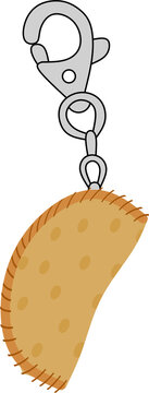 Jalangkote Makassar snack with crispy skin keychain