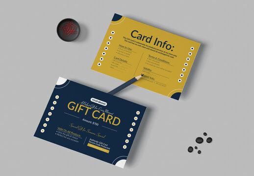 Giftcard Template Layout