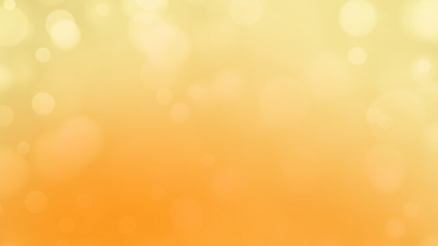 Yellow and orange gradient background with glowing bokeh accents, creating a soft, warm light effect for summer themed designs, celebrations, and festive events