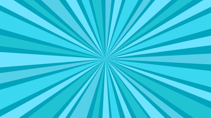 Retro blue radial line background material