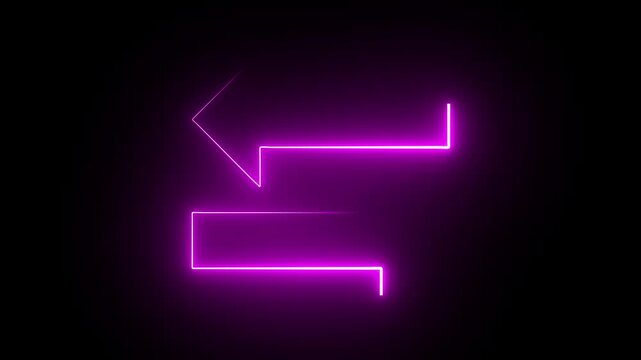 Left side and right side arrow 