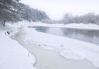 winter river