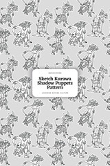 Kurawa Traditional Culture Pattern Monochrome Outline Illustration