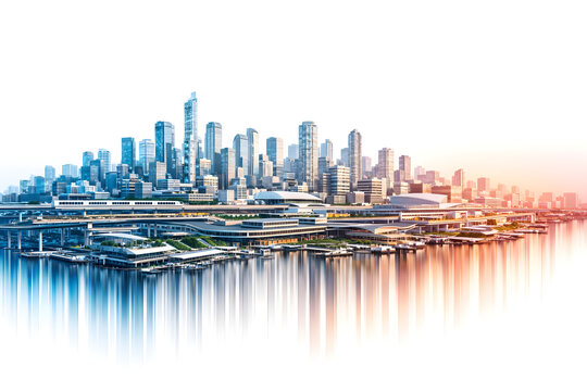 Integrated Waterfront Smart City &ndash; High Speed Rail and Multi Layer Infrastructure Hub