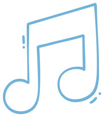 Music Note Icon Sticker