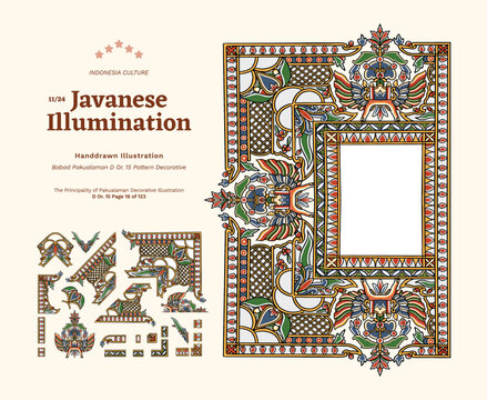 Babad Pakualaman Javanese Manuscript Illumination Illustration