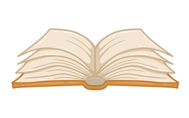 Obraz premium open book vector illustration