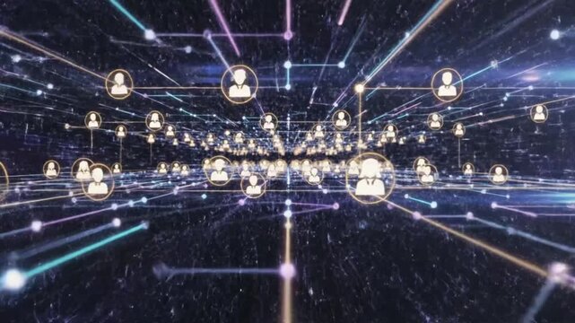 Exploring networks and connections in a digital space at the intersection of technology and communication