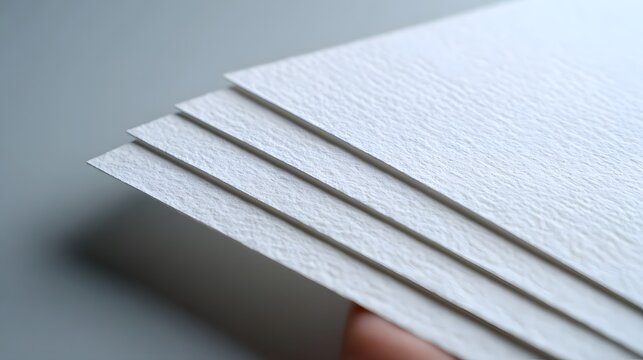 A full sheet of blank cold press art paper featuring a distinctively textured surface ideal for ic applications and creative projects