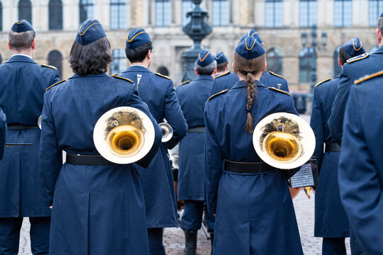 Milit&auml;rmusikkorps der Bundeswehr bei der Vereidigung