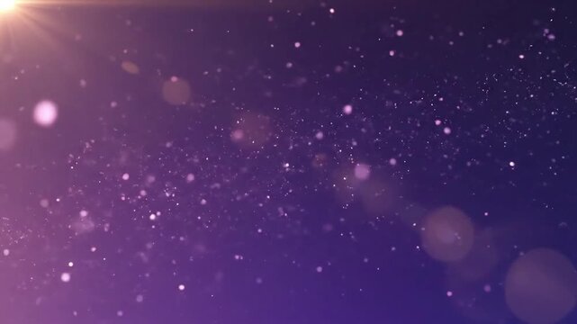 Ethereal Particle Drift Focus on the delicate, almost weightless movement of glowing particles within a soft-focus environment.