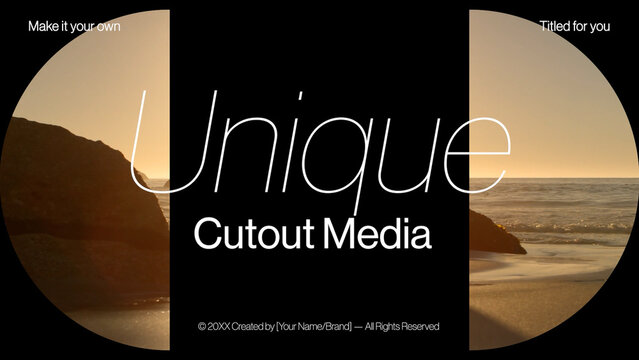 Unique Cutout Media Titles