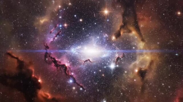 Explore the beauty of distant galaxies with detailed views of cosmic structures and bright stars in the night sky