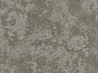 Fototapeta premium Mottled gray cement texture with circular weathered erosion marks
