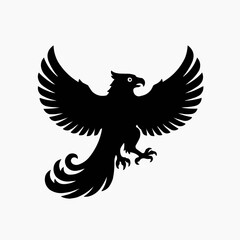 Fototapeta premium Majestic Garuda Vector Illustration: Powerful Mythical Bird Design Symbolizing Strength and Freedom, Perfect for Indonesian Cultural Themes, Emblem Logos, and National Pride Graphic Projects.