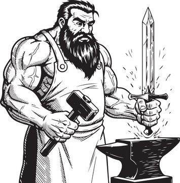 Exhausted Office Worker Sleeping on Desk with Energy Drink Manga Art