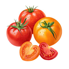 set of tomato ,png