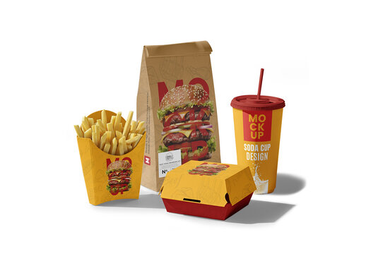 Fast Food Kit Mockup