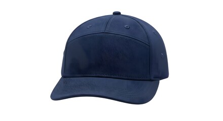 Isolated Navy Blue Baseball Cap