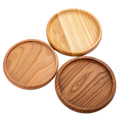 set of wood round ,png