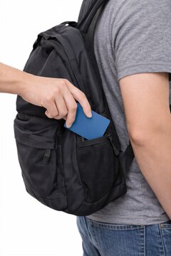 Sneaky Pickpocketing in Urban Setting