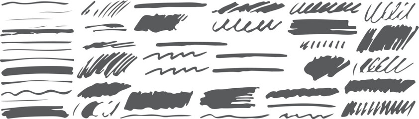 Obraz premium hand drawn graffiti doodle elements set, spray paint urban streetwear icons and symbols on white background