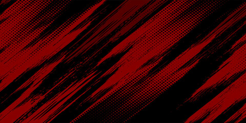 sports background design with red and black accent colors with a dot texture pattern vector illustration modern © moh