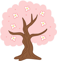 tree with pink flowers