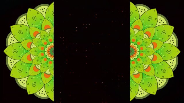 Sacred Mandala Currents Flowing Through the Ramadan Background of Light, designed to enrich iftar event screens, mosque projection visuals, Islamic greeting openers, and fasting awareness campaigns