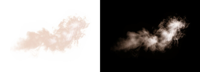 Smoke cloud texture overlay PNG transparent design element