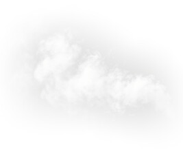 Realistic sand cloud explosion overlay PNG transparent background