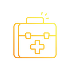 Fototapeta premium First Aid Kit vector icon