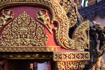 buddhist temple (wat preah prom rath) in siem reap in cambodia  © frdric
