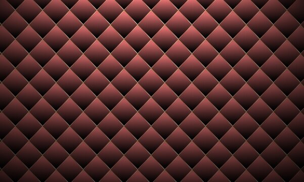 red diamond-shaped acoustic panel luxurious background  used for soundproofing and sound absorption in recording studios and home theaters.