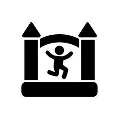 Inflatable Bouncy Castle Fun Icon © bismillah_bd