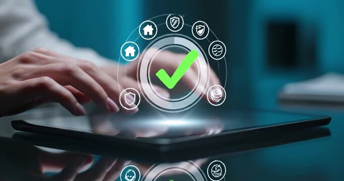 Digital Approval Check Mark Interface for Quality Assurance