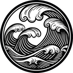 black and white victor design victor icon
