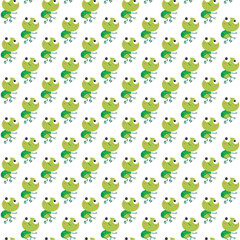 mixed seamless pattern, tree leaf animals etc