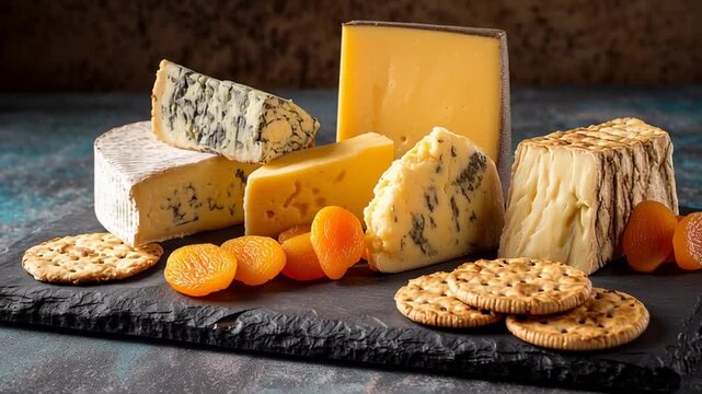 selection of artisan cheeses