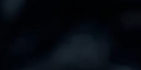 Dark abstract blue blur, soft bokeh lights, moody night background.