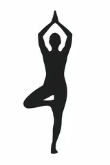 Fototapeta premium silhouette of a woman