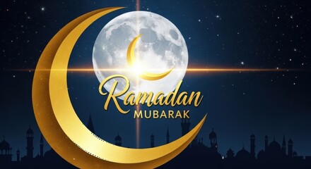 Fototapeta premium Ramadan Mubarak