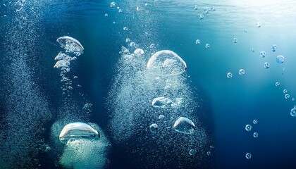 bubbles under water