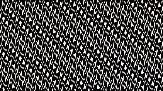 Dynamic black and white zigzag pattern for modern design