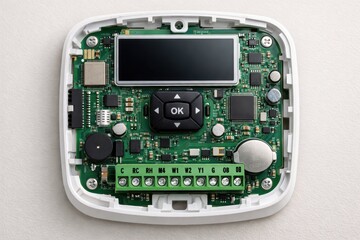 Detailed Electronic Circuit Board of a Temperature Control Device