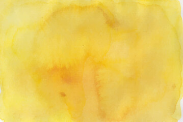 Abstract orange or yellow watercolor background, grunge texture, grainy and distressed painted wall, decorative orange or yellow floor surface, art hand paint vector illustration