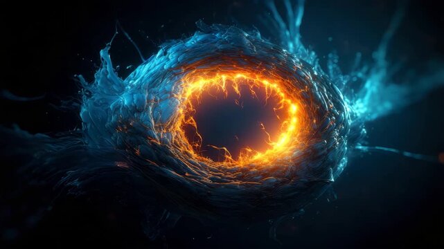 Fire and Water Energy Ring Concept
